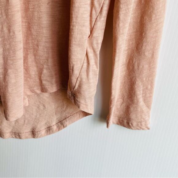 We the Free by Free People long sleeve peach colored top size medium - Picture 3 of 8